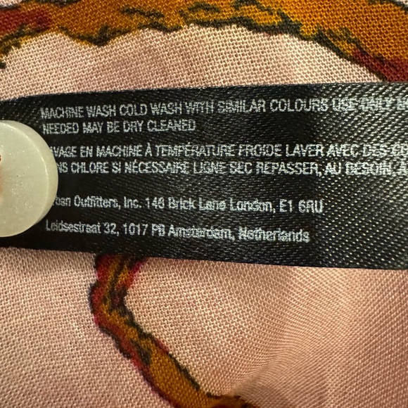 Anthropologie Rust and Cream Floral Dress - Picture 9 of 14